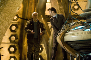 Bernard Cribbins as Wilf Mott with the Tenth Doctor (David Tennant) Doctor Who The End of Time - Part One