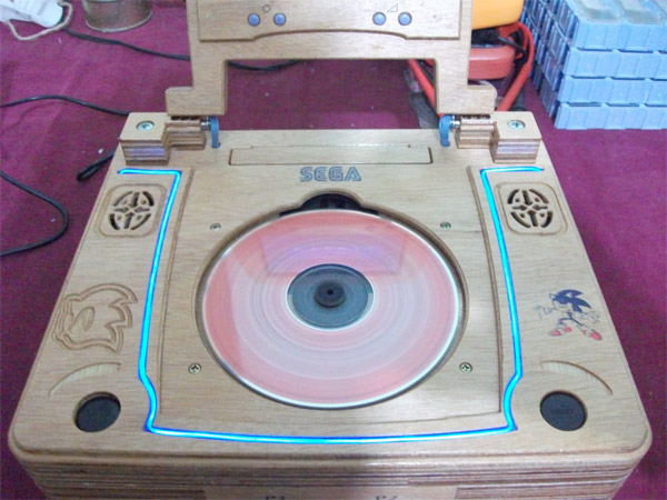 Sega Saturn Wooden Laptop