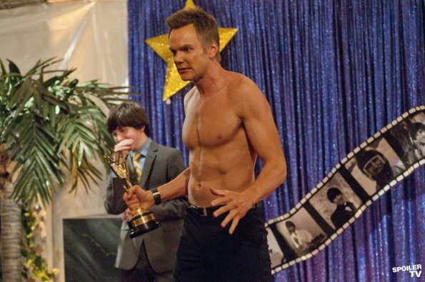 joel mchale hulk shirtless community contemporary impressionists