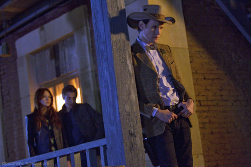 Images from first three episodes of Doctor Who Season 7 Cowboy Doctor Rory Amy